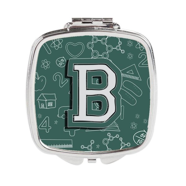 Carolines Treasures Letter B Back to School Initial Compact Mirror CJ2010-BSCM